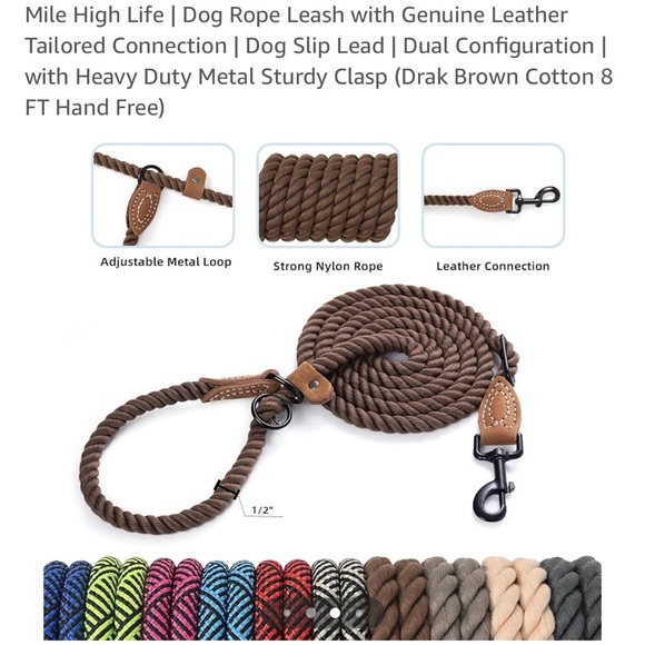 Dog Rope Leash - Picture 3 of 3